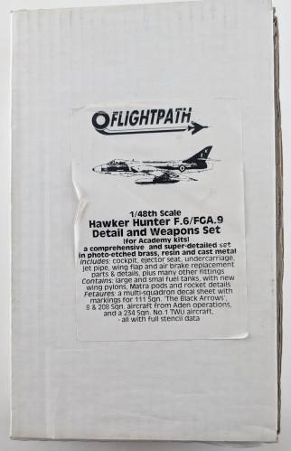 FLIGHTPATH 1/48 HAWKER HUNTER F.6/FGA9 DETAIL AND WEAPONS SET