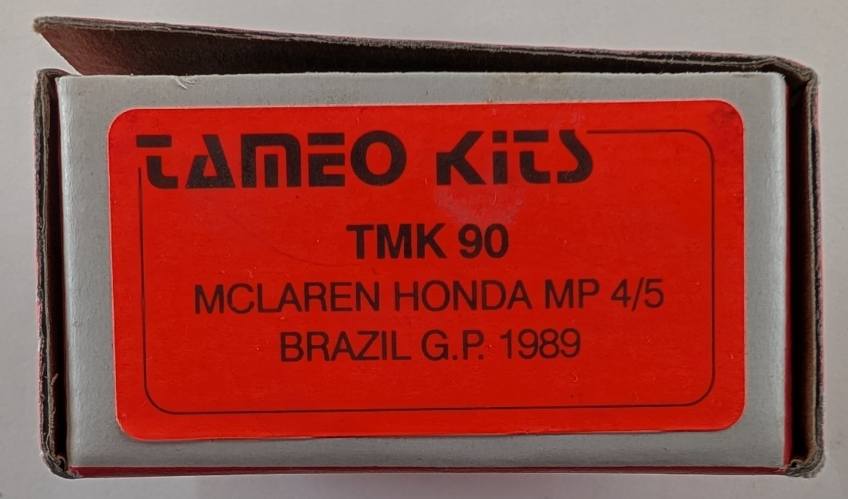 TAMEO  TMK 90 MCLAREN HONDA MP 4/5 BRAZIL G.P. 1989