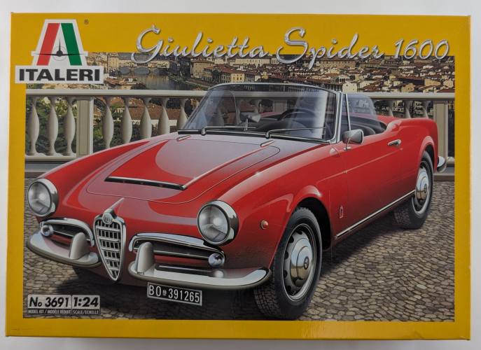 ITALERI  1/24 3691 ALFA GIULIETTA SPIDER 1600