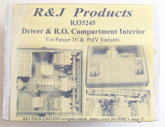 R J PRODUCTS 1/35 35245 DRIVER AND RO COMPARTMENT INTERIOR FOR PANZER IV   PZIV VARIANTS