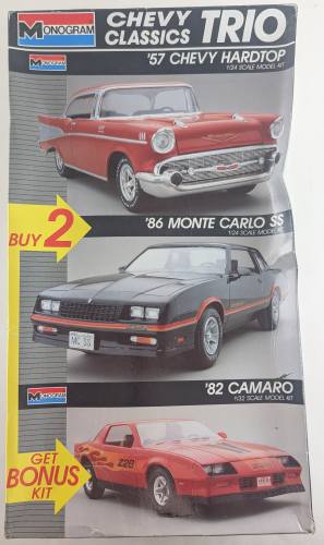 MONOGRAM 1/24 6097 CHEVY CLASSICS TRIO