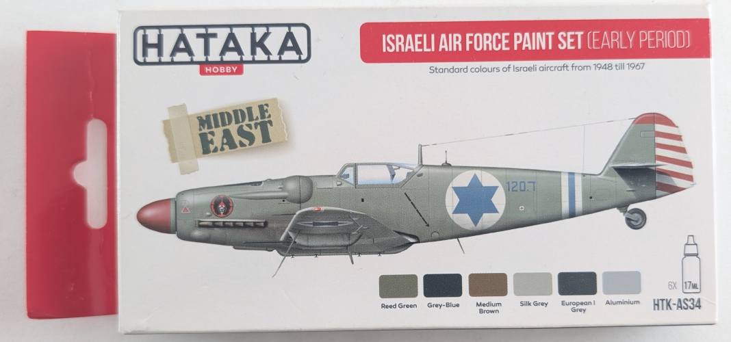HATAKA HOBBY  AS34 ISRAELI AIR FORCE PAINT SET
