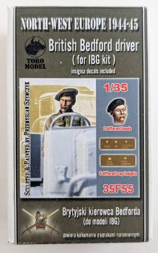 TORO MODEL 1/35 NORTH WEST EUROPE 1944-45 BRITISH BEDFORD DRIVER