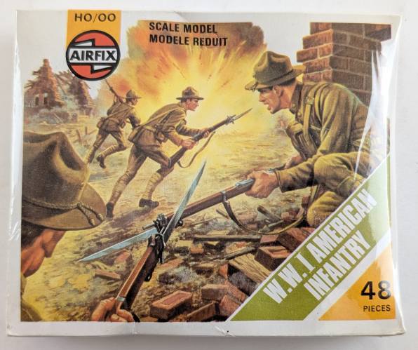 AIRFIX HO/OO 01729-7  1975  WWI AMERICAN INFANTRY 