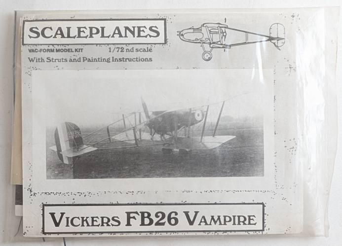 SCALEPLANES 1/72 VICKERS FB26 VAMPIRE