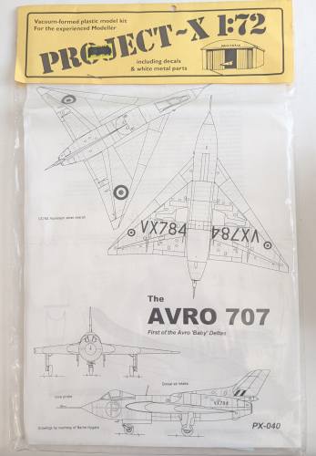 PROJECT X 1/72 PX-040 AVRO 707