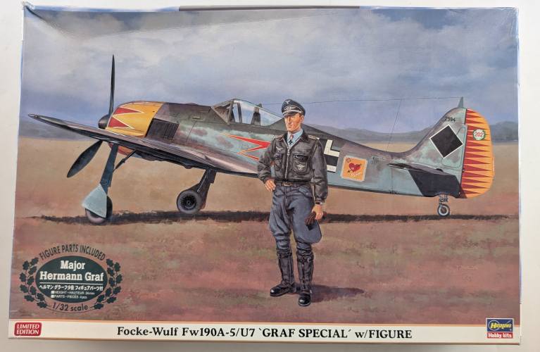 HASEGAWA 1/32 08241 FOCKE WULF FW190A-5/U7 GRAF SPECIAL