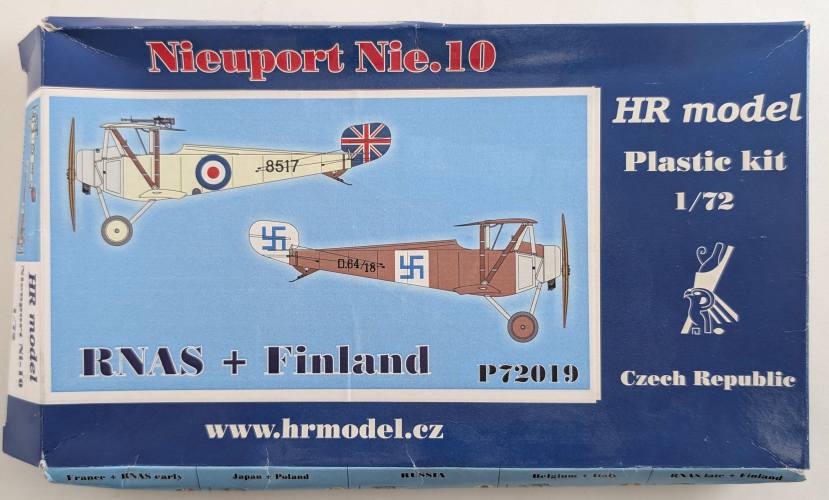 HR MODEL 1/72 72019 NIEUPORT NI-10