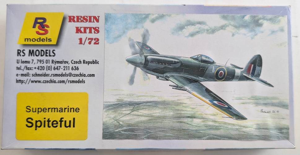RS MODELS 1/72 SUPERMARINE SPITEFUL
