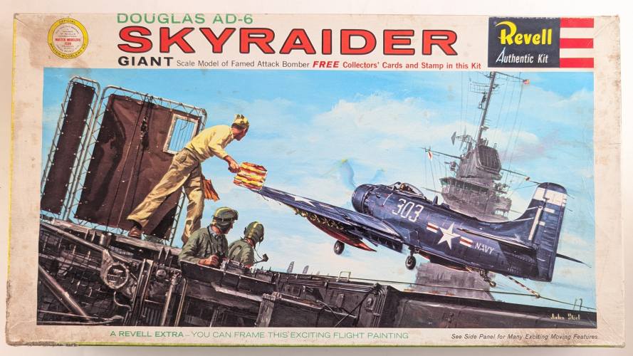 REVELL  H-260 298 DOUGLAS AD-6 SKYRAIDER