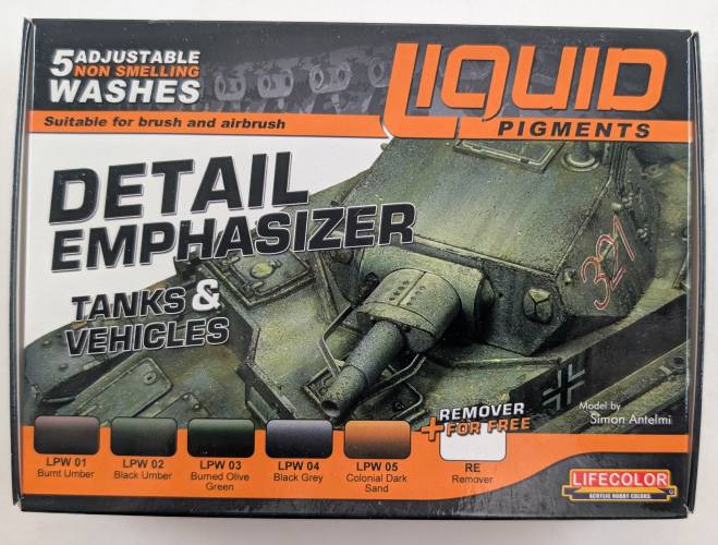 LIFE COLOUR  LP01 DETAIL EMPHASIZER TANKS   VEHICLES