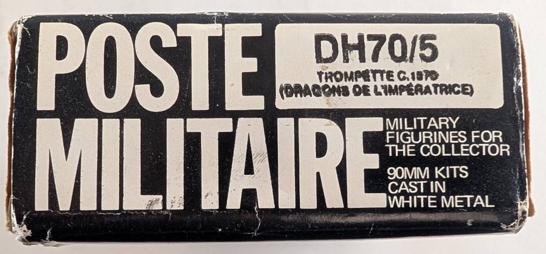 POSTE MILITAIRE  90MM DH70/5 TROMPETTE DRAGOON DE LIMPERATRICE