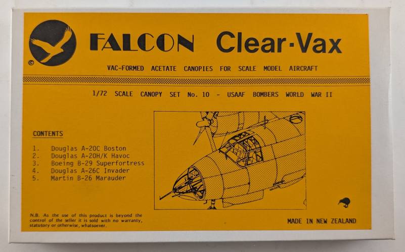 FALCON 1/72 NO.10 USAAF BOMBERS WORLD WAR II