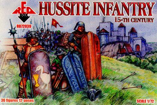 RED BOX 1/72 72039 HUSSITE INFANTRY