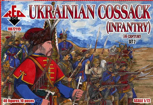 RED BOX 1/72 72115 16TH CENTURY UKRAINIAN COSSACK INFANTRY SET 2