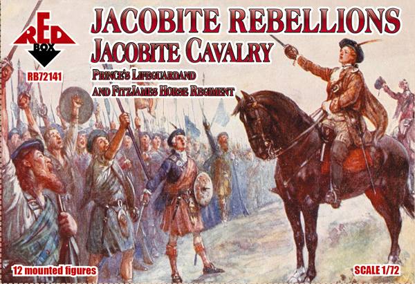 RED BOX 1/72 72141 JACOBITE CAVALRY PRINCES LIFEGUARD   FITZJAMES HORSE REGIMENT