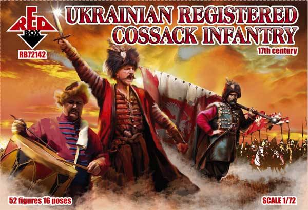 RED BOX 1/72 72142 UKRAINIAN REGISTERED COSSACK INFANTRY