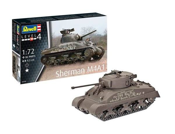 REVELL 1/72 03290 SHERMAN M4A1 