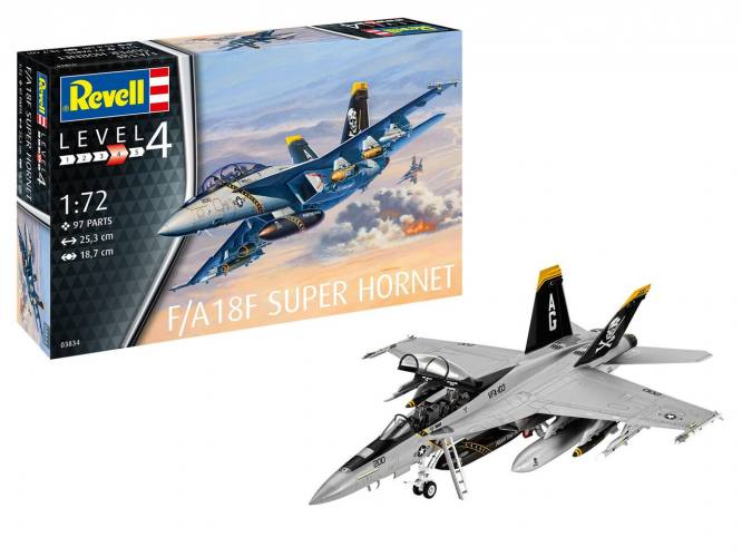 REVELL 1/72 03834 F/A-18F SUPER HORNET