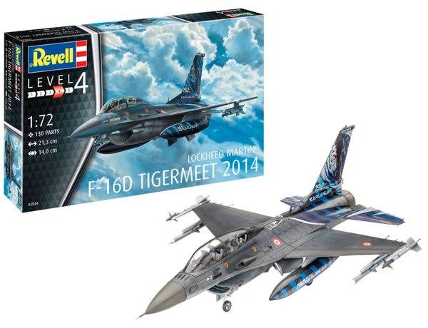 REVELL 1/72 03844 LOCKHEED MARTIN F-16D TIGERMEET 2014