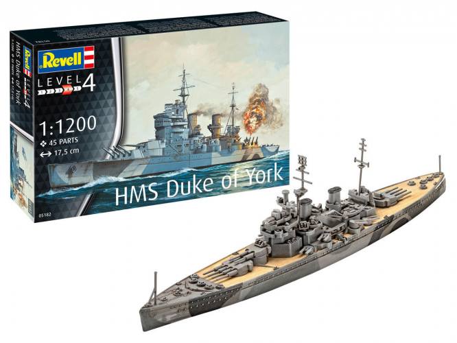 REVELL 1/1200 05182 HMS DUKE OF YORK