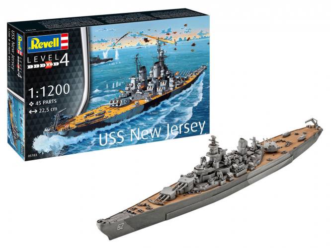 REVELL 1/1200 05183 USS NEW JERSEY