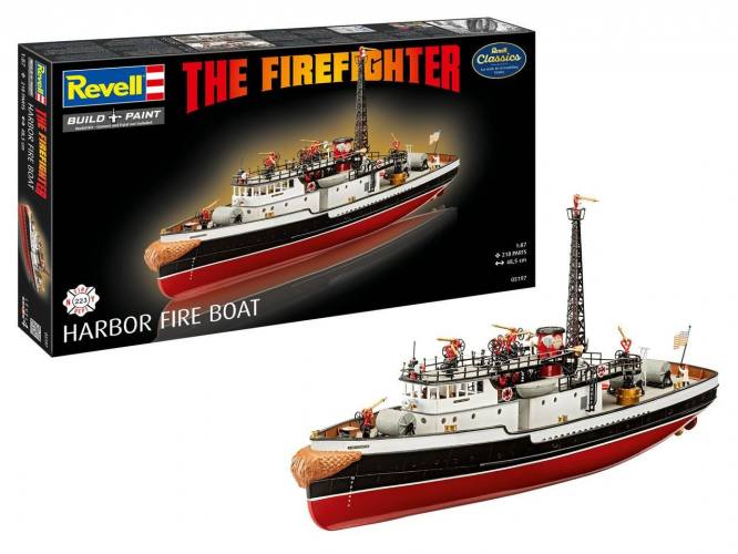 REVELL 1/87 05197 THE FIREFIGHTER - HARBOUR FIRE BOAT
