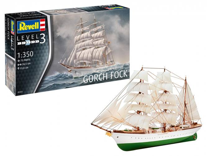 REVELL 1/350 05432 GORCH FOCK