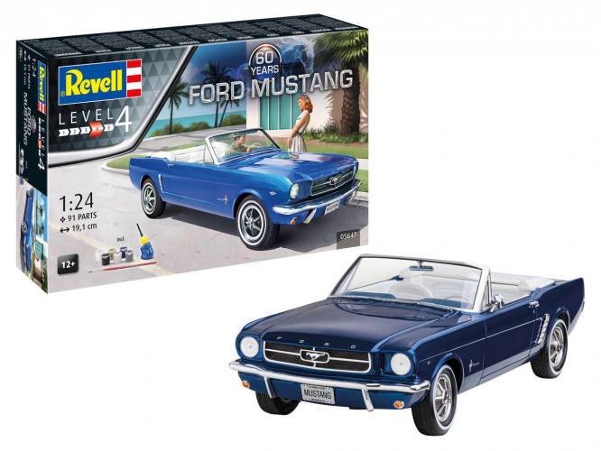 REVELL 1/24 05647 FORD MUSTANG 60 YEARS GIFT SET
