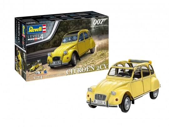 REVELL 1/24 05663 CITROEN 2CV  JAMES BOND 007 FOR YOUR EYES ONLY  GIFT SET