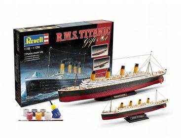 REVELL 1/700   1/1200 05727 RMS TITANIC GIFT SET