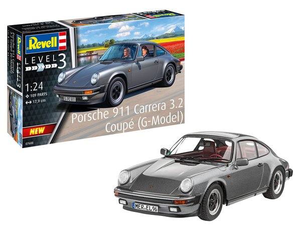 REVELL 1/24 07688 PORSCHE 911 CARRERA 3.2 COUPE