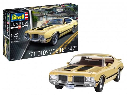 REVELL 1/25 07695  71 OLDSMOBILE 442 COUPE