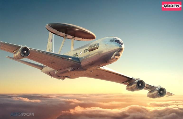 RODEN 1/144 345 BOEING E-3B SENTRY AWACS
