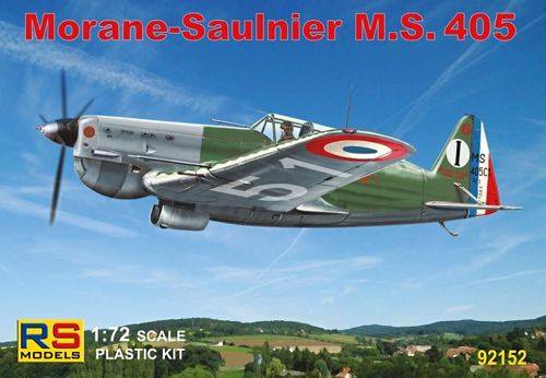 RS MODELS 1/72 92152 MORANE SAULNIER MS.405 