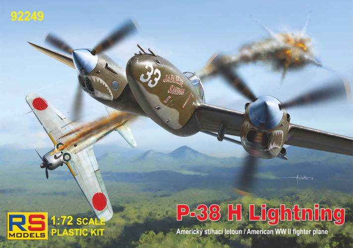 RS MODELS 1/72 92249 P-38 H LIGHTNING
