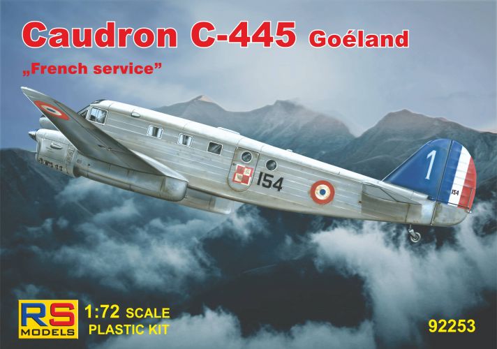 RS MODELS 1/72 92253 CAUDRON C-445 GOELAND FRENCH SERVICE