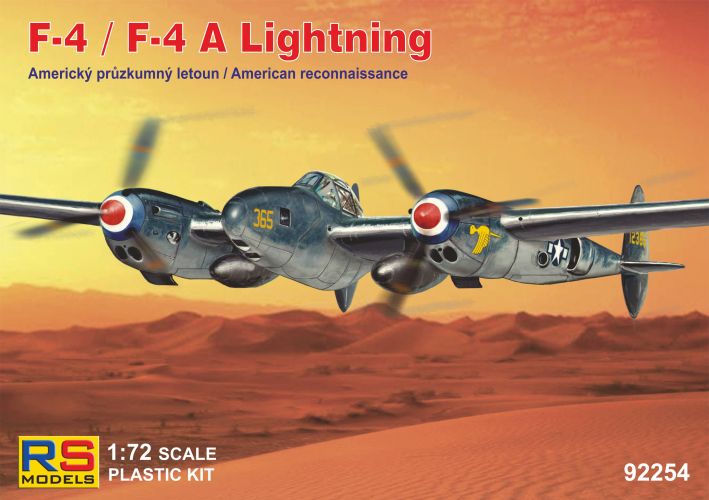 RS MODELS 1/72 92254 F-4 / F-4 A LIGHTNING