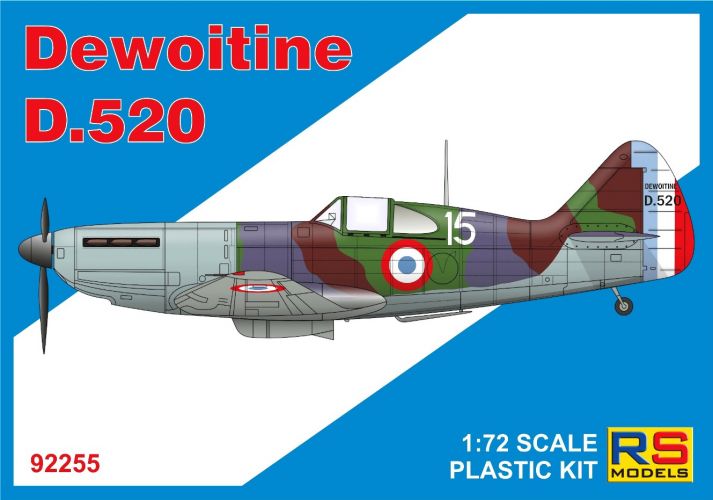 RS MODELS 1/72 92255 DEWOITINE D-520 