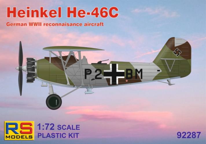 RS MODELS 1/72 92287 HEINKEL HE-46C