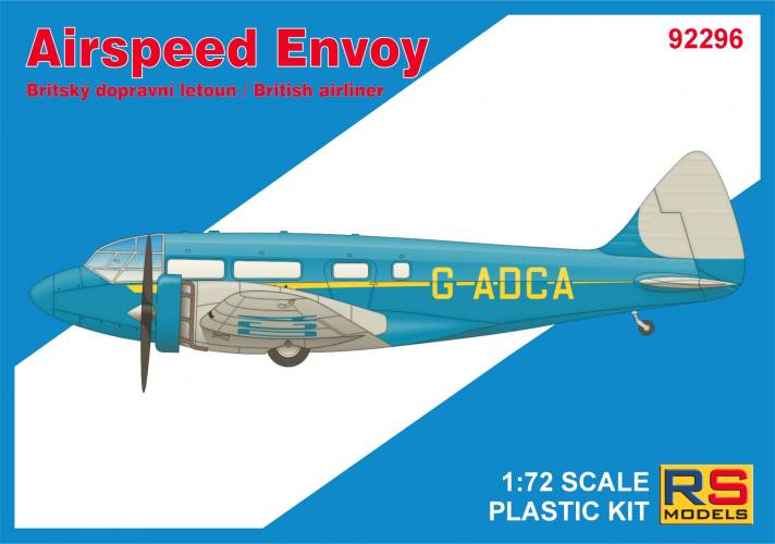 RS MODELS 1/72 92296 AIRSPEED ENVOY BRITISH AIRLINER