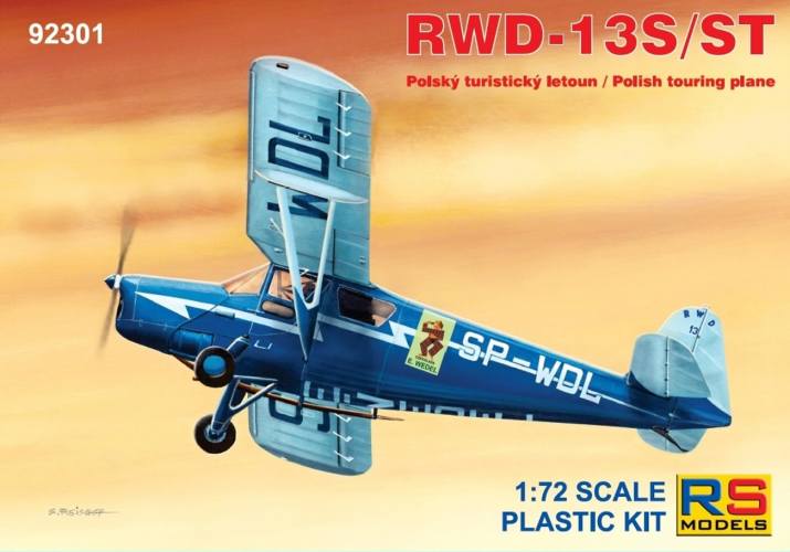 RS MODELS 1/72 92301 RWD-13S/ST POLISH TOURING PLANE 