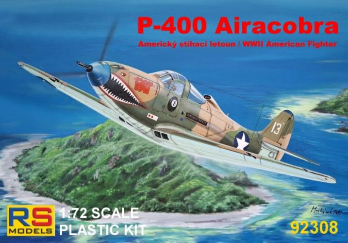 RS MODELS 1/72 92308 P-400 AIRACOBRA AMERICAN FIGHTER