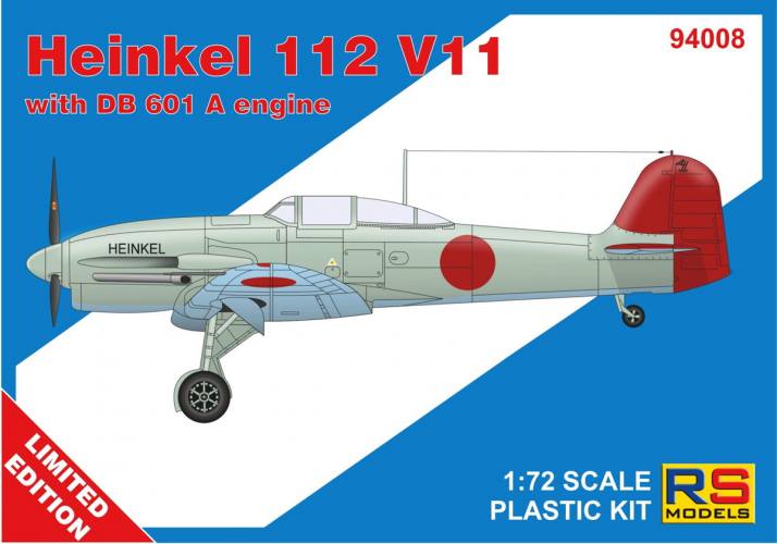 RS MODELS 1/72 94008 HEINKEL 112 V11 WITH DB 601A ENGINE