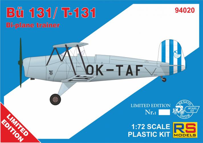 RS MODELS 1/72 94020 BUCKER BU 131 TATRA T-131