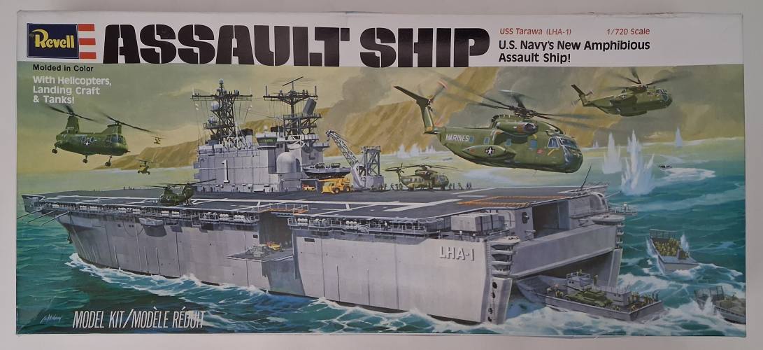 REVELL 1/720 H-406 ASSAULT SHIP USS TARAWA  LHA-1 