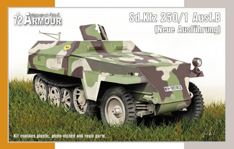 SPECIAL ARMOUR 1/72 72005 SD.KFZ 250/1 AUSF.B