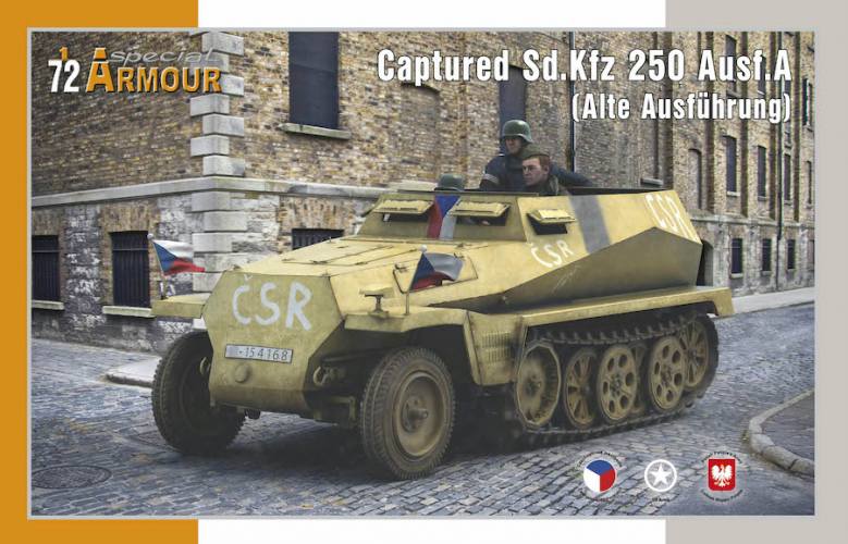 SPECIAL ARMOUR 1/72 72027 CAPTURED SD.KFZ.250 AUSF.A  ALTE AUSFUHRUNG 