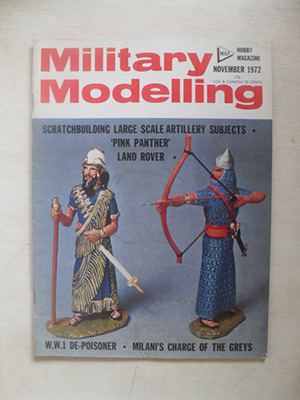MILITARY MODELLING  MILITARY MODELLING 1972 NOVEMBER
