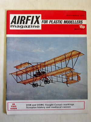 AIRFIX  AIRFIX MAGAZINE 1971 NOV